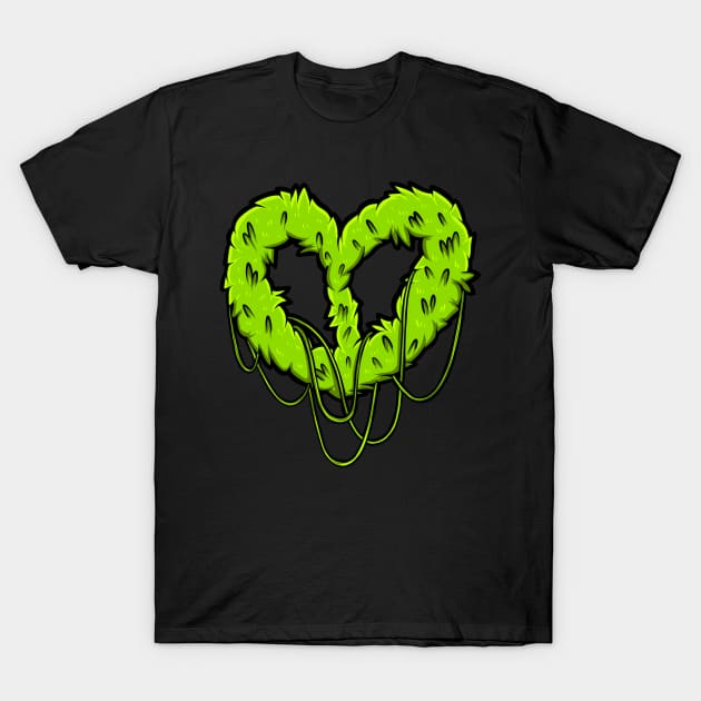 love grass cartoon T-Shirt by Behold Design Supply